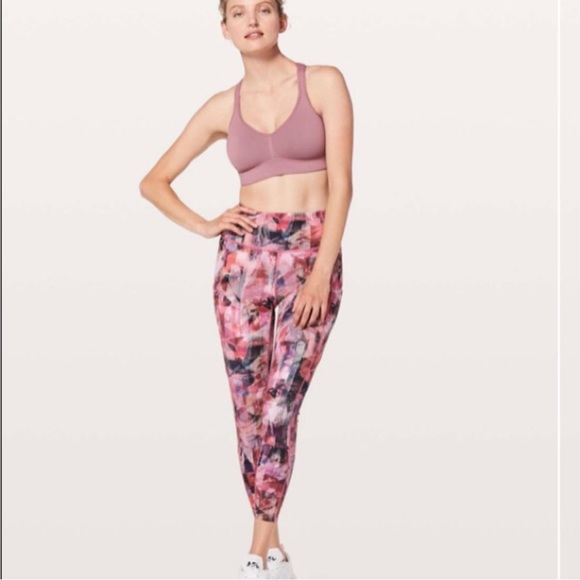 LULULEMON Speed Up Sz 8 High Support Bra - Figue - Picture 2 of 8